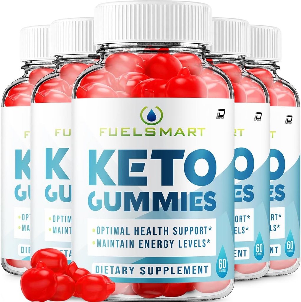 Fuel Smart ACV Gummies Supplement - FuelSmart + ACV Weight Management Gummies Apple Cider Vinegar 1000MG, Fuel Smart Keto Gummies Reviews, Vitamin B12 (5 Pack - 300 Gummies)
