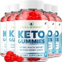 Supplément Gommies de vinaigre de cidre de pomme Smart Carburant - Smart Carburant + Gommies de gestion du poids de vinaigre de cidre de pomme 1000MG, Avis de Gommies de kéto Smart Carburant, Vitamine B12 (5 Pack - 300 Gommies)