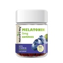 Gummie chiave per la melatonina della natura per i bambini e gli adulti, pancia di dosaggio 5mg con vitamina B6, non OGM, aroma di mirtillo naturale senza glutine 60 Conte