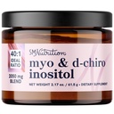 Myo-Inositol & D-Chiro Inositol Pulver | Hormon Balance für Frauen | Ideal 40:1 Ratio | Myo 2000mg, D Chiro 50mg | Regulate Menstrual Cycle und Unterstützung Ovarian Gesundheit | 30 Servierungen, 2.17 oz.