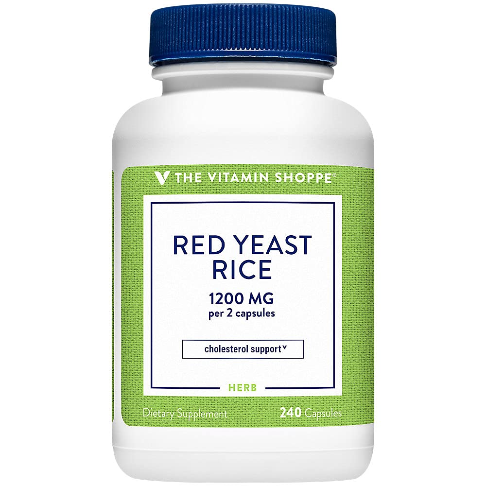 La Vitamine Shoppe Red Yeast Riz - 1 200 MG (240 capsules)