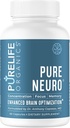 PureLife Bios Pure Neuro - Ergänzung zur Beseitigung von Gehirn Fog, Memory Support & Focus Enhancement - 30-Tage-Versorgung - 60 Vegan & Glutenfreie Kapseln - Arzt für Gehirngesundheitsunterstützung