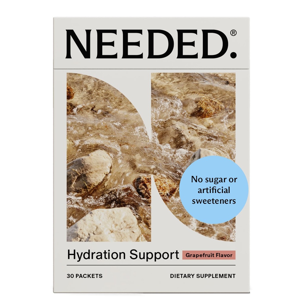 Braucht. Hydratationsunterstützung mit Elektrolyten & Trace Minerals – Elektrolyte für Schwangerschaft & während der Schnürung - 30 Hydration Packets leicht mit Echter Frucht, Grapefruit