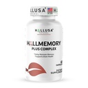 Hallusa Natural Brain Health Supplement – Ginkgo Biloba, B Vitamins & Choline – Memory & Focus Support – Clarity Mental & Energy – Booster del cervello per uomini e donne – 60 capsule