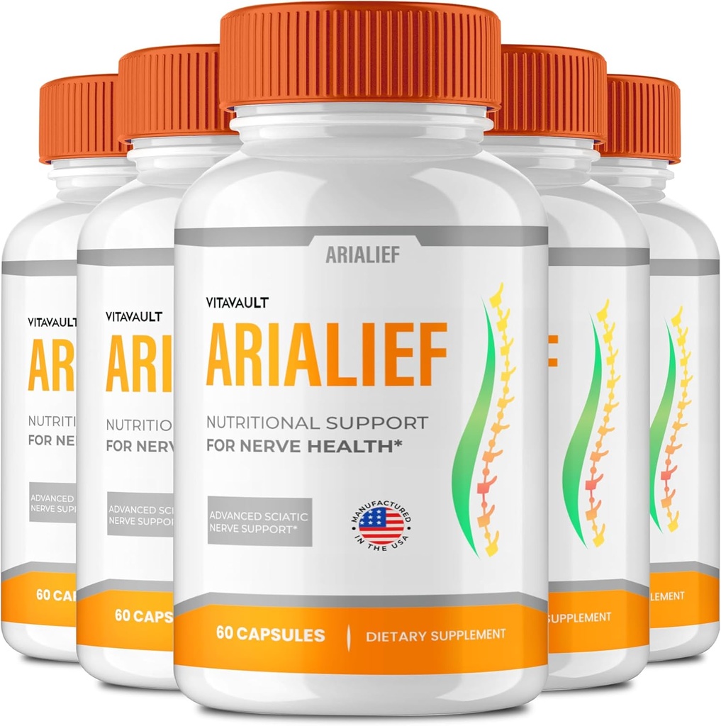 Arialief Gehirn Ergänzungen für Gedächtnis und Fokus Kapseln, Aria LIEF Advanced Formel Gehirn Gesundheit Unterstützung Pillen Maximale Stärke Nootropics Arialief Alle natürlichen Unterstützung Pillen Bewertungen (5 Pack)