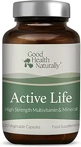 Capsules de vie active - Suppléments multivitamines quotidiens pour système immunitaire de 180 capsules - Bonne santé naturellement