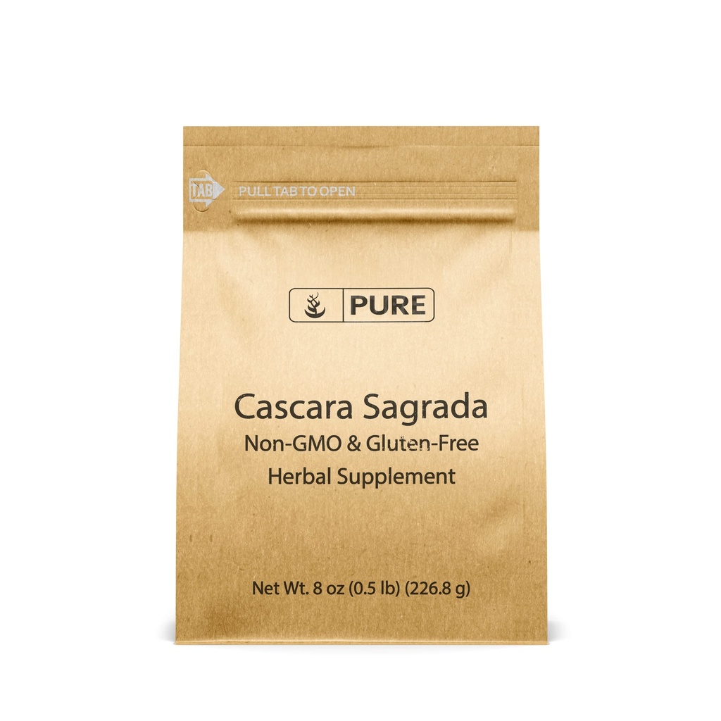 Pure Original Zutaten Cascara Sagrada (8oz) Nicht-GMO & Glutenfrei, Glycoside
