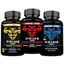 Prime Labs Prime Test Testosteron Booster + Nacht Duty Sleep Supplement + Tongkat Ali Plus (je 60 Zähler)