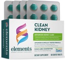 Elemente reinigen Niere, 60 Tabletten (30 Tage Versorgung), unterstützt normale Nieren- und Harnwegefunktion, Glutenfrei,