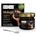 Kapiva 100% reines Himalaya Shilajit Resin(30gm), Hohe Potenz für Herren & Frauen | 120 Servierungen von 250mg | 80+ Trace Minerals, Bis zu 70% Fulvic Acid | Authentic | Natürliche Energie & Immununterstützung