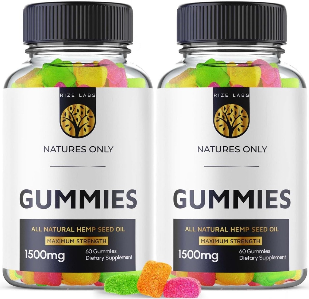rize labs Natures Only Gummies, Advanced Formula Supplement, Natures Only to Maintain Focus and Clarity, Natures Only to Boost Daily Mood, NaturesOnly Bewertungen (120 Gummies) (Pack of 2)