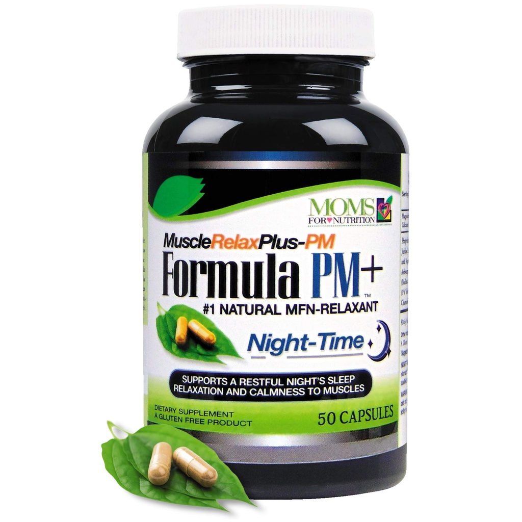Tous les muscles naturels Relax Formule PM Plus - Support de plus de 1 150 milligrammes - Relaxeur de nuit - Relaxant naturel à force maximale (50 Nombre)