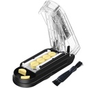 Pillola per Pillole Multiple Pills a Time, Pill Cutter Splitter per Pillole Piccolo e Piccolo Pillole, Pill Cutter per Pillole Piccole o Grandi Pillole, Pillole Splitter con Nascosto Sharp Lama in acciaio inossidabile (nero)