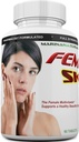Pelle FEMVIT Multivitamina, Multi-Minerals & Estratti di erbe per la pelle più giovane. Anti invecchiamento, Antirughe con collagene, acido ialuronico e biotina. 60 compresse (non una crema)