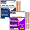 Menopause Relief and Melatonin Sleep Patch Bundle - 2 pacchetti - Flash caldi, Night Sweats, Mood Swings Relief Plus Restful Sleep Patches - 30 giorni di alimentazione per pacchetto (60 patch) - USA Prodotto da Live To Shine