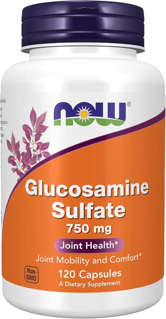 JETZT Nahrungsergänzungsmittel, Glucosaminsulfat 750 mg, mit UL Nahrungsergänzung Zertifizierung, 120 Veg Kapseln