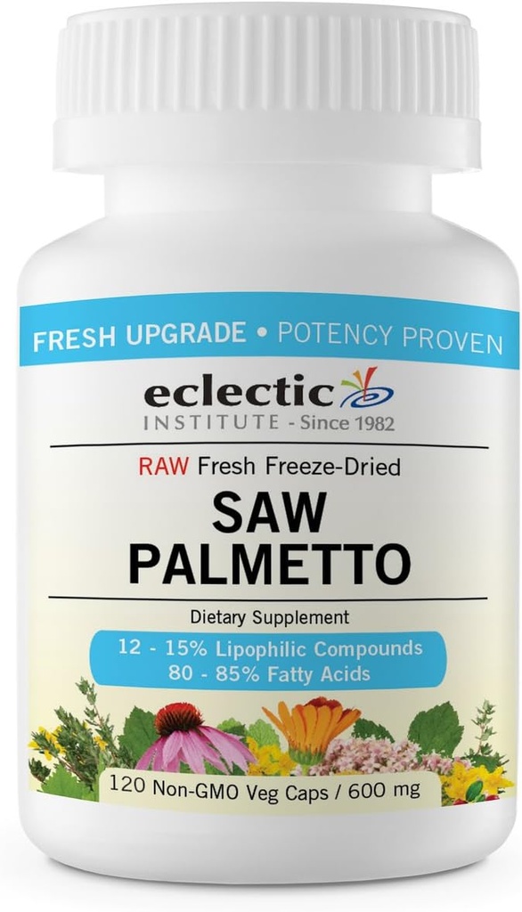 Eclectic Saw Palmetto 600 Mg Fduv, Blau, 240 Count