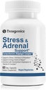 Trexgenics Advanced Stress & Adrenal Support 5X ADAPTOGENS Ashwagandha, Rhodiola, Bacopa Bacosides, Panax Ginseng & Maca + B-Komplex(60 Veg Capsules)