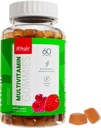 Khair Halal Adult Multivitamins Gummy - Vegan, Non OGM - Gluten Free, Gelatin Free - Vitamine essenziali: Vitamine A E C D B12 & Vitamina B6 Halal - 60 Gummies