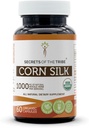 Segreti della Tribe Corn Silk USDA Organic 60 Capsule | Realizzati con Capsule Vegetariani Organici e Zea Mays Seta secca (60 Capsule)