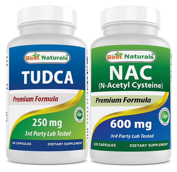 Best Naturals TUDCA 250mg & NAC 600 mg
