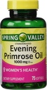 Valle di primavera - Olio di Primrose di sera 1000 mg, 75 Softgels