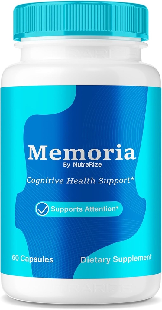 NutraRize Memoria Kapseln, Premium Alle natürlichen Ergänzungen zu unterstützen Gesundheit & Wellness, offizielle Formel zu erhöhen Gedächtnis und Fokus, Capsulas Bewertungen (60 Kapseln)