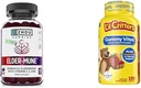 ZHOU Nutrition Gummées de mûre aînée et L'il Critters Gummy Multivitamine, 60 et 190 Gummées