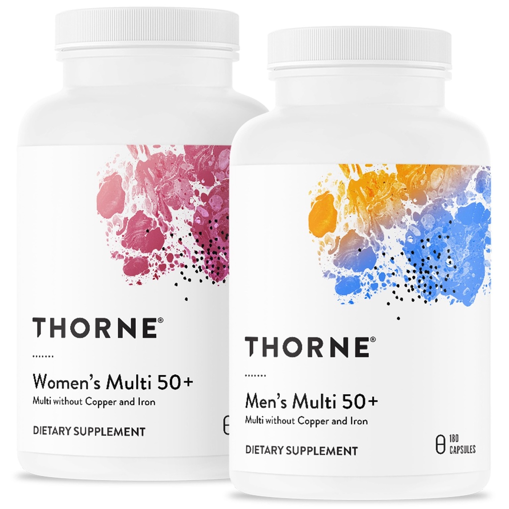 THORNE - Aging attivo Multivitamin Bundle - Nutrizione su misura per uomini e donne 50+ - 30 Serve
