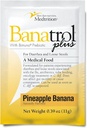 Banatrol® Natural Anti-Diarrheal mit Präbiotika, Relief von chronischer Durchfall, IBS, wiederkehrende Durchfall, klinisch unterstützte medizinische Lebensmittel, nicht-verbindend, 25 Servietten (Pineapple)