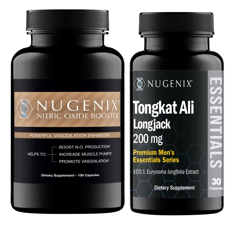 Nugenix Nitric Oxide Booster und Tongkat Ali Ergänzungen für Männer