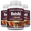 Reishi Pilzextrakt – 10:1 Konzentration – 1000mg – 60 Tabletten – Packung mit 3 – Immununterstützung – Vegetarisches Safe – Glutenfrei – Ganoderma Lucidum