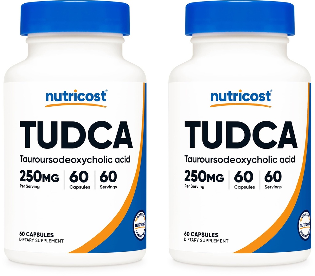 Nutricost Tudca 250mg, 60 capsule (2 bottiglie)