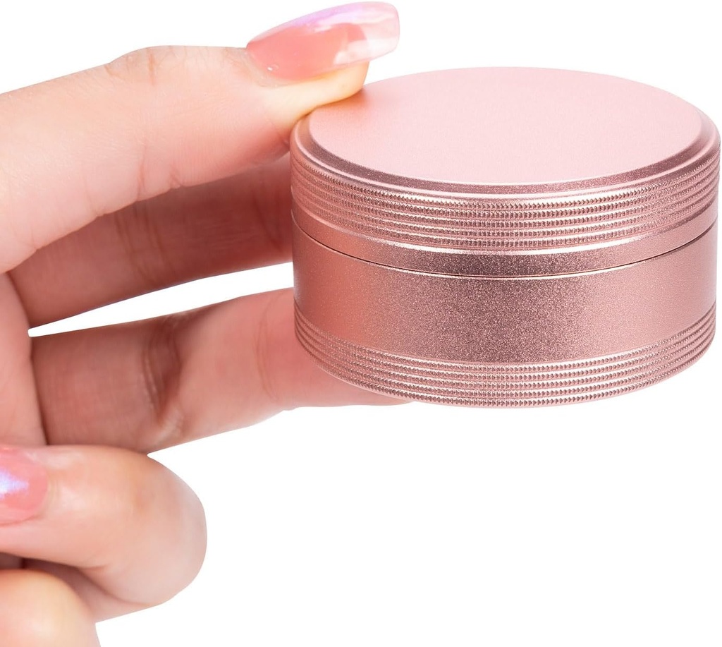 Metall Pille Behälter Pille Case - Wasserdichte Pille Box für Tagesreisen, Einzel Pille Hplder für Taschengeld, Tragbare Medizin Organizer, Ideal für Medikamente Fischöle, Einzigartiges Geschenk Pink