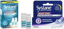 Hydratation de systane gouttes oculaires sans réserve à base de systane Sec Eye Relief Twin Pack (2x10ml) & Lubrifiant de nuit Onguent oculaire 3,5g Tube