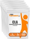 BulkSupplements.com Polvere di acido linoleico coniugata - Supplemento CLA, Supplemento nutrizionale - Gluten Free, 2g Per Serving, 1kg (2.2 lbs) (Pack of 5)