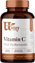 Utzy Naturals Vitamin C Complex | 400mg Vitamin C mit Acercola & Citrus Bioflavonoids | 60 Kapseln
