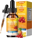 Berberina Supplemento Liquid Drops- Berberine 1500mg con Ceylon Cinnamon, Bitter Melon, Banaba Leaf, Turcum per Immune, Sistema di Digestione, Supporto cardiaco, Natural Ananas Flavor, 2 Fl Oz