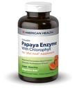 American Health Chewable Papaya Enzyme mit Chlorophyll 600 Chwbls