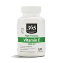 365 par marché des aliments entiers, vitamine E 1000 UI, 60 Nombre
