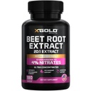 Rüben-Root-Extrakt - 12000mg 20x Konzentrierte Rüben-Root-Kapseln Ergänzung w/Black Pepper - Hohe Nitrate - Natürliche Nitric Oxid Booster - Hochkonzentriert & Bioverfügbar - Made in USA -180 Caps