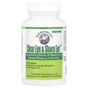Klare Augen- & Schar Ohr Nahrungsergänzung Kapseln, 500 mg, 60 Count Bottle