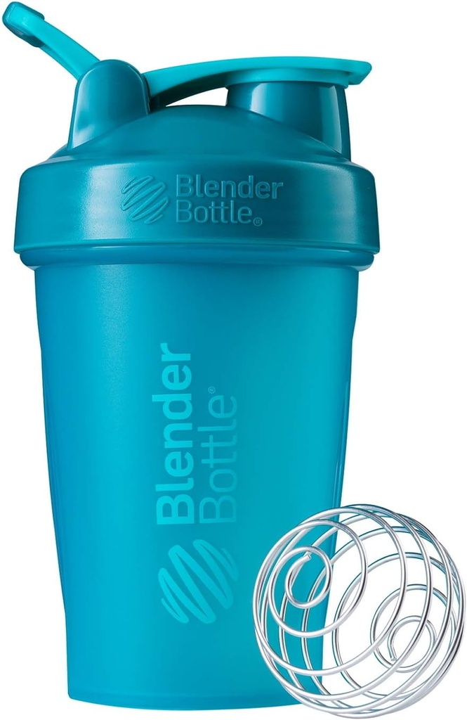BlenderBottle Classic Shaker Bottiglia Perfetta per Proteine Shaker e Pre Workout, 20 once, Teal