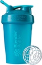 BlenderBottle Classic Shaker Bottiglia Perfetta per Proteine Shaker e Pre Workout, 20 once, Teal