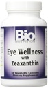 Bio Nutrition Eye Wellness 60 Capsule Vegetariani | Zeaxanthin | 60 Serve per Bottiglia | Supporta la salute dell'occhio e della visione | Vitamina A & Zinc