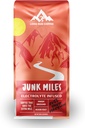 Miglia Junk - Roast medio - Infuso con polvere di elettroliti - Atleto Idratazione - Caffè per Runners - Keto Electrolytes: Sodio, Calcio, Magnesio, & Potassium (Ground, 16 Oz)