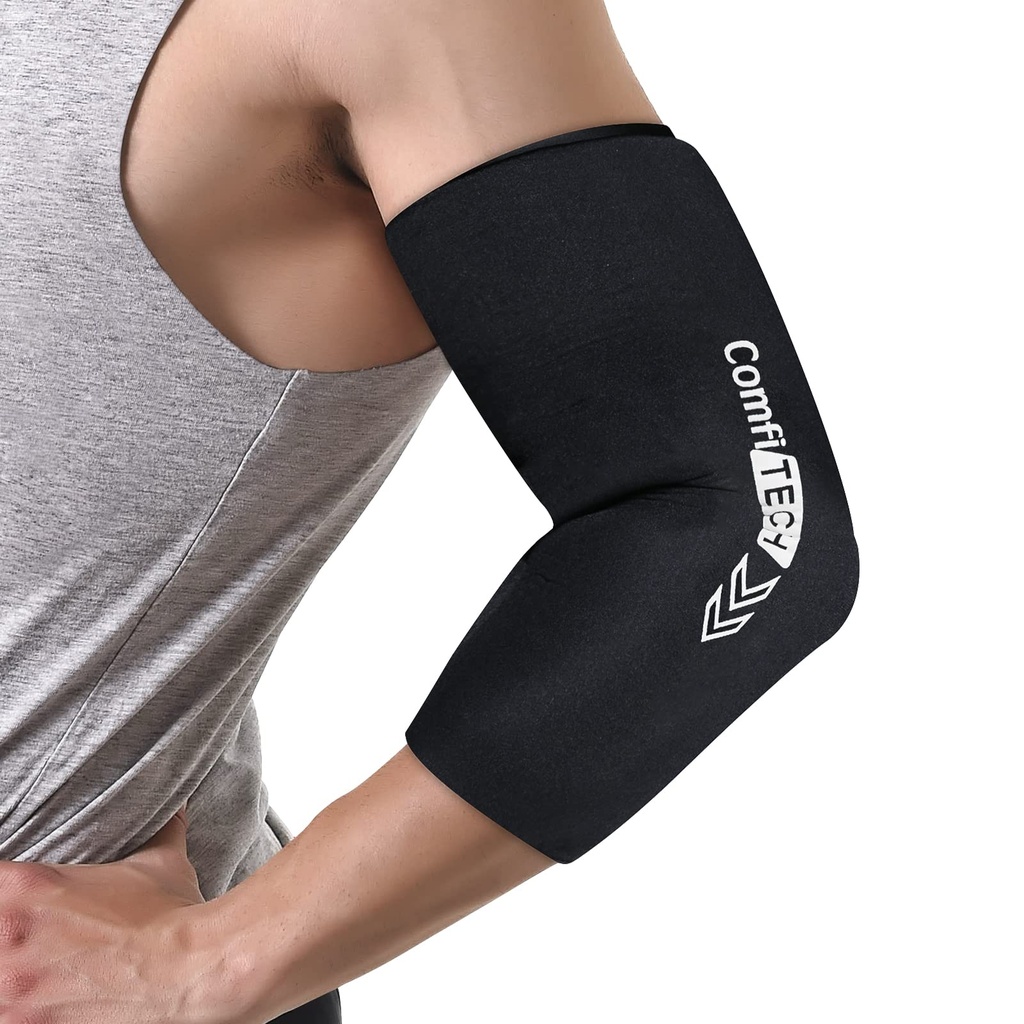 Pack Ice Pack ComfiTECH Elbow, pack Ice Pack multi-usages pour elbow, bras, genou et veau, manche de glace flexible pour elbows de tennis, bras golfeurs, relaxation musculaire, grande