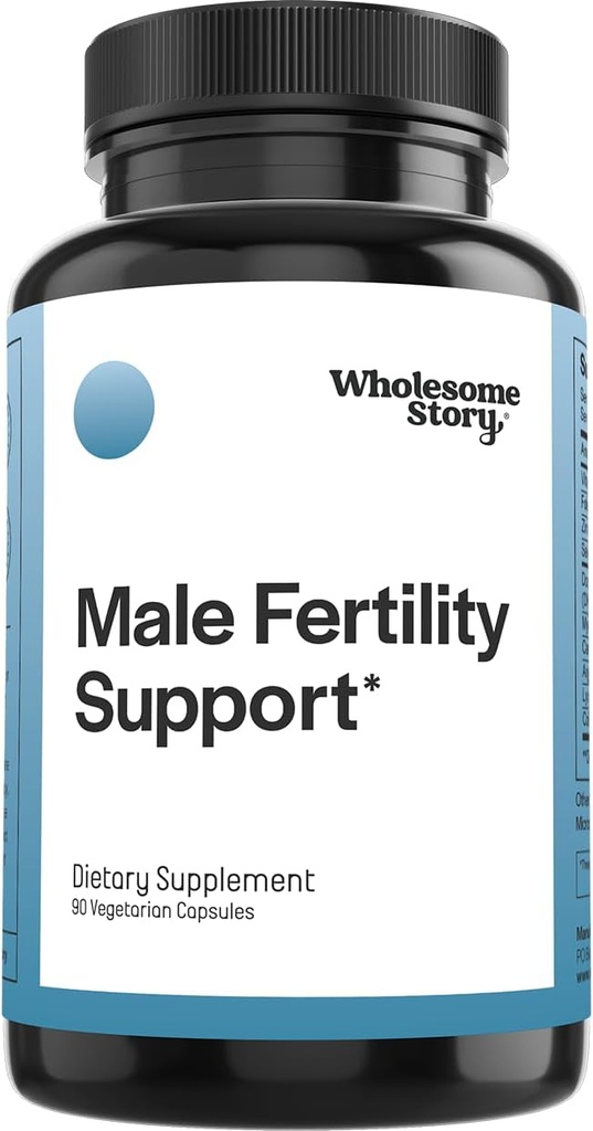 Integratori di fertilità per gli uomini | Supporto di fertilità maschile | Mens Fertilità Vitamina Supplemento | Vitamine Prental Mens | Lo sperma sano & Motilità | Clean Label Project Certified | 30 Day Supply Capsule