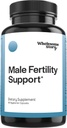 Integratori di fertilità per gli uomini | Supporto di fertilità maschile | Mens Fertilità Vitamina Supplemento | Vitamine Prental Mens | Lo sperma sano & Motilità | Clean Label Project Certified | 30 Day Supply Capsule