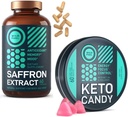 WILD FUEL Keto Candy and Saffron Extract Supplement Energie und Gewichtsverlust Bundle